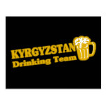 Kyrgyzstan Drinking Team Postcard