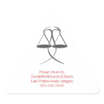 L001 sticker triangle - Beveled scales