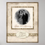 L744 11x14 50th Anniversary Personalised w Photo Print