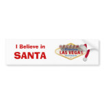 l Believe in SANTA Bumper Sticker bumper stickers