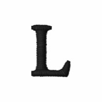 L Customised Initial Embroidered Polo Shirt