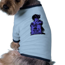 L is for 'lesbian' doggie tshirt