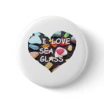 l LOVE SEA GLASS Buttons