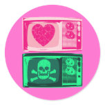 L O V E ---- H A T E stickers