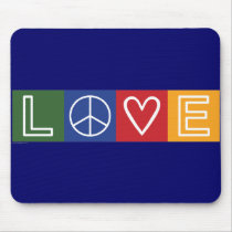 L-O-V-E -  Heart and Peace Sign