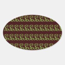 L OVAL STICKER
