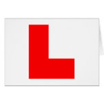 L-Plate Learner Driver / Bachelorette Hen Night Cards