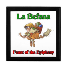 La Befana (Christmas Witch) Feast of the Epiphany. Gift Box