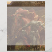 La Belle Dame sans Merci by Sir Frank Dicksee Personalized Flyer