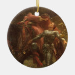 La Belle Dame sans Merci by Sir Frank Dicksee Christmas Ornament