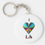 LA -- Blue Green & Burgundy Key Chains