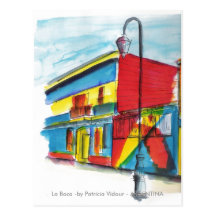 La Boca -by Patricia Vidour - ARGENTINA Post Card