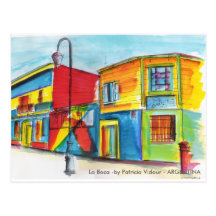 La Boca -by Patricia Vidour - ARGENTINA Postcards