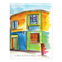 La Boca -by Patricia Vidour - ARGENTINA Postcards