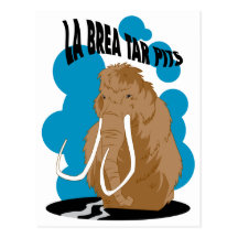 La Brea Tar Pits Mammoth Post Cards