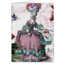 la cage aux oiseaux  (The Bird cage) Cards