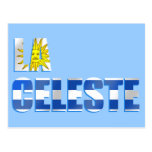 La Celeste Uruguay soccer football gear Post Cards