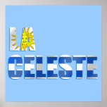 La Celeste Uruguay soccer football gear Posters