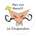 La Chupacabra stickers