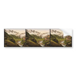 La Cirque, Gavarnie, Pyrenees, France vintage Phot bumper stickers
