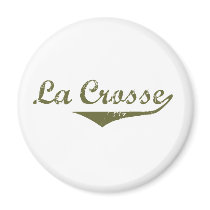 La Crosse  Revolution t shirts Fridge Magnets