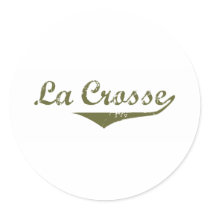 La Crosse  Revolution t shirts Round Stickers