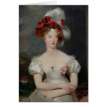 La Duchesse de Berry  c.1825 Greeting Card