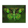 La Fee Verte With Wings Outspread Postcard