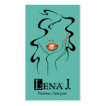 "La Femme" Fashion Designer, Makeup Artist, Style business cards