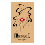 "La Femme" Hair Stylist, Makeup Artist, Fashion business cards