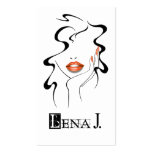"La Femme" Hair Stylist, Makeup Artist, Fashion business cards