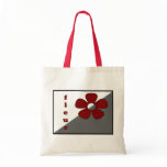 La Fleur Rouge Tote Bag