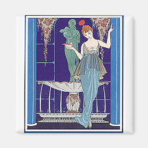 "La Fontaine De Coquillages" Refrigerator Magnet