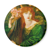 La Ghirlandata Magnet by Dante Gabriel Rossetti