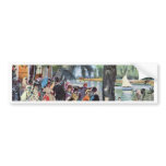 La Grenouillère By Pierre-Auguste Renoir bumper stickers