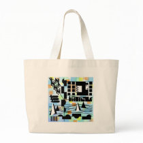LA Harbour Scene 1 Canvas Bags
