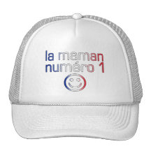 La Maman Numéro 1 ( Number 1 Mum in French ) Mesh Hats