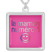 La Maman Numéro 1 ( Number 1 Mum in French ) Necklace