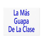 La Mas Guapa De La Clase postcards