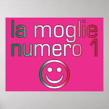 La Moglie Numero 1 - Number 1 Wife in Italian Posters