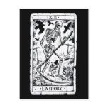 La Mort Tarot Card postcards