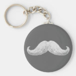 La Moustache (Dark) Keychain