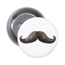La Moustache (Light) Buttons