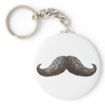 La Moustache (Light) Keychains
