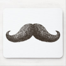 La Moustache (Light) Mousepad