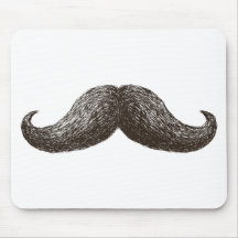 La Moustache (Light) Mousepad