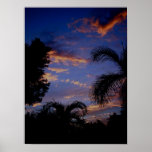 La Paz Sky at Sunset posters