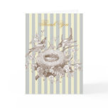 La Petite Famille on blue and cream Thank You cards