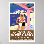 La Plage de Monte Carlo posters