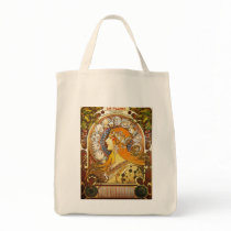 La Plume Zodiaque, Mucha Tote Bag